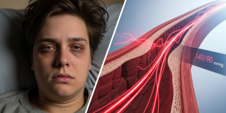 O impacto de noites mal dormidas na pressão arterial