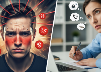 Por que o estresse constante altera sua capacidade de concentração?