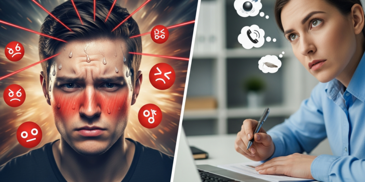 Por que o estresse constante altera sua capacidade de concentração?