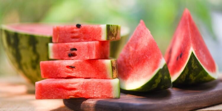 A principal propriedade curativa da melancia para a saúde cardiovascular é a presença de citrulina - Créditos: depositphotos.com / poringdown@gmail.com