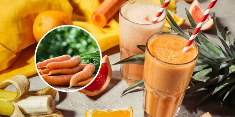 Quais são os benefícios do suco de cenoura e qual é a receita fácil para prepará-lo em casa?