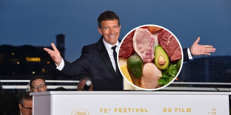 O alimento que Antonio Banderas deixou de comer aos 60 anos desde que sofreu um infarto