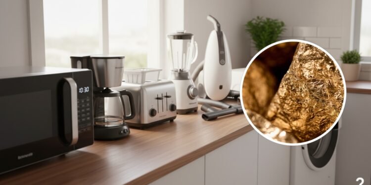 Qual é o eletrodoméstico que todo mundo tem em casa e contém ouro de 22 quilates