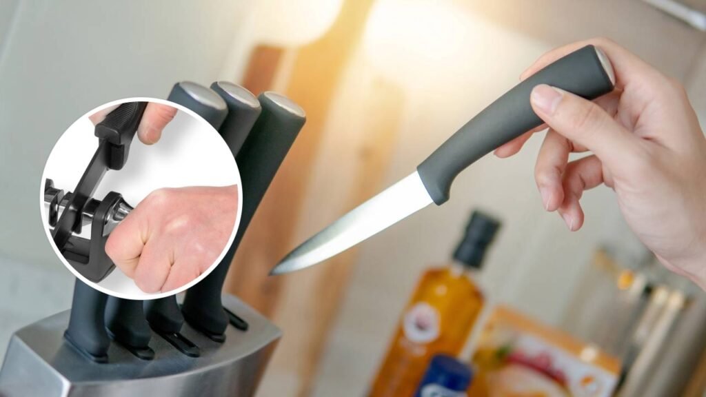 Um truque caseiro para afiar facas, fácil, gratuito e muito rápido