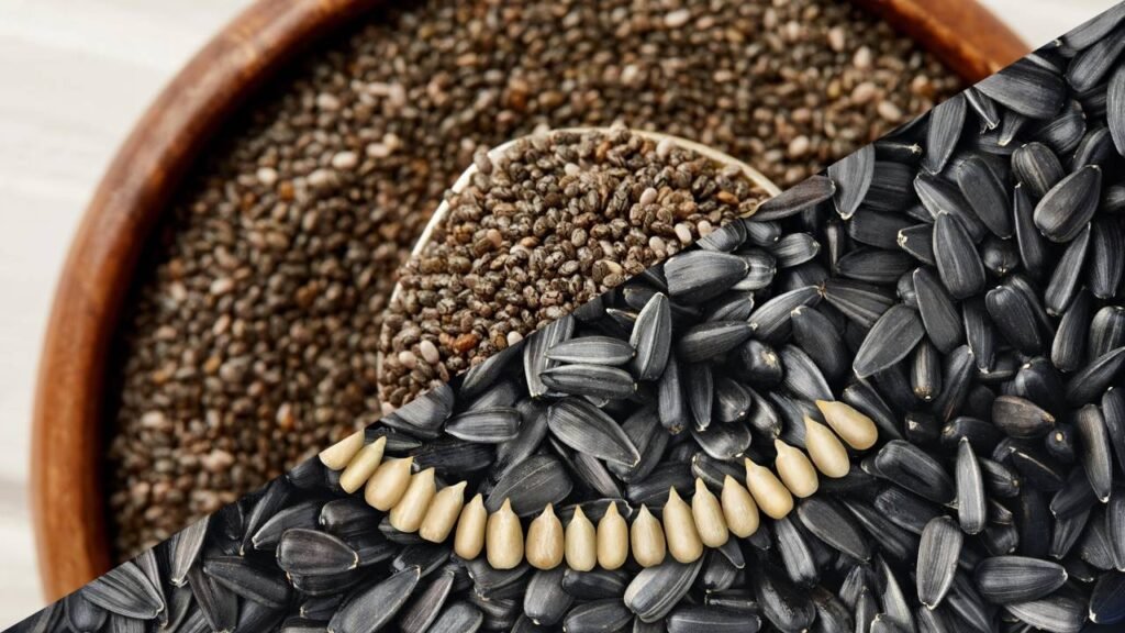 As 10 nozes e sementes com maior teor de fibras