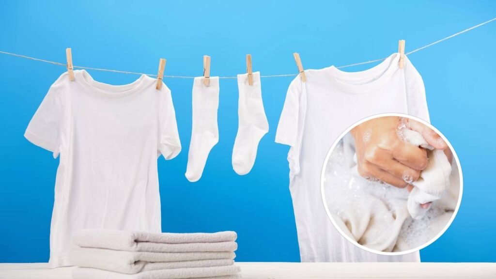 O truque eficaz para evitar que as roupas brancas fiquem amarelas