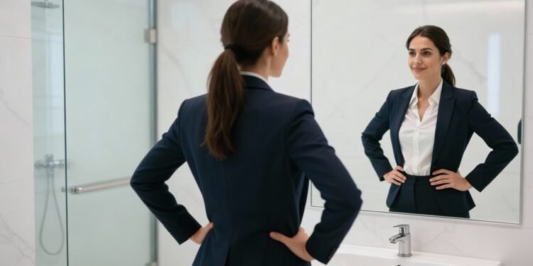 A "Pose da Mulher Maravilha" no banheiro por 2 minutos que baixa o cortisol antes de entrevistas