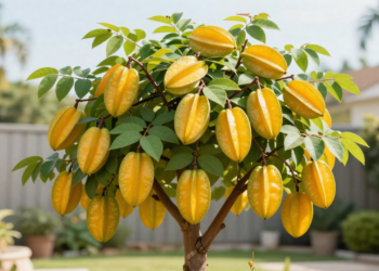 A fruta em forma de estrela que muita gente começou a plantar em casa