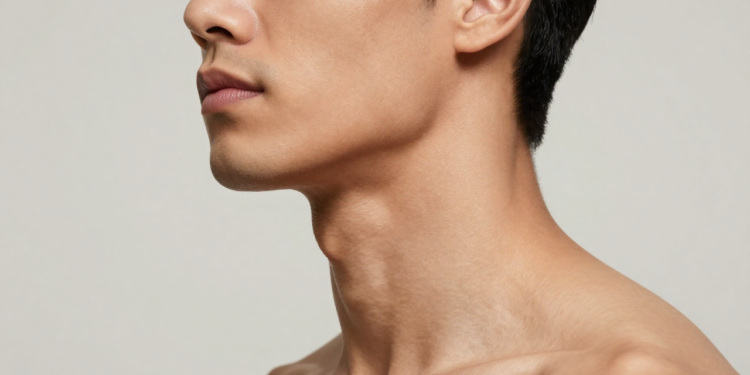 A posição da língua no céu da boca (Mewing suave) que define o maxilar e melhora a respiração