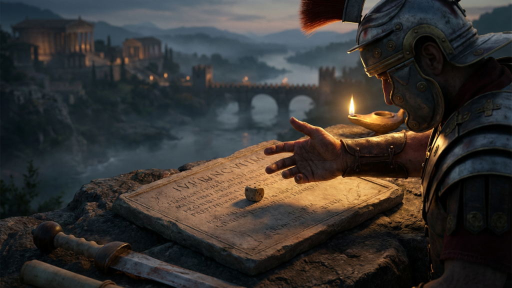 O que significa 'Alea jacta est', a frase histórica que simboliza coragem diante do destino