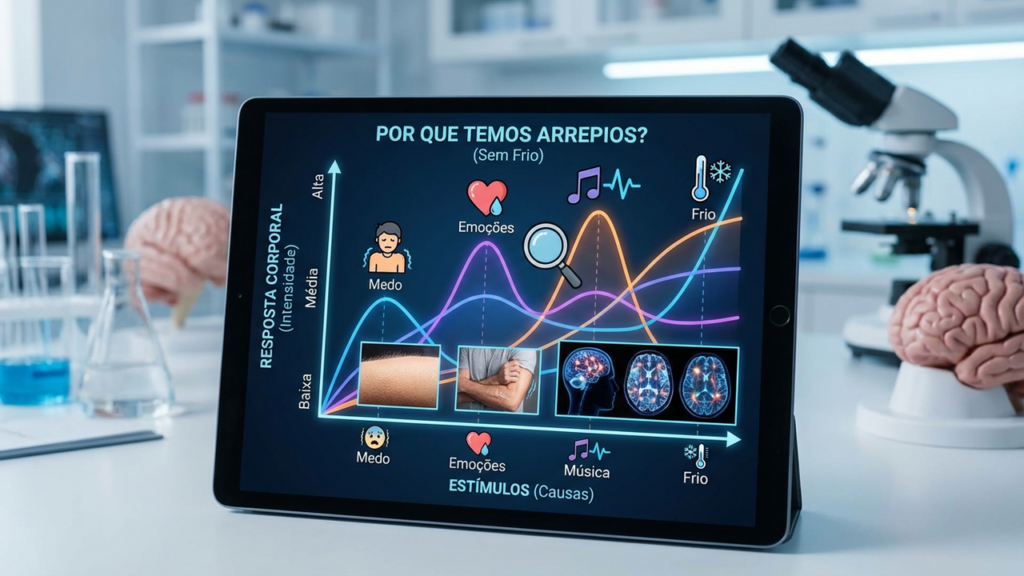 Por que sentimos arrepios mesmo sem frio?