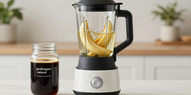 Bater casca de banana com vinagre no liquidificador: por que recomendam