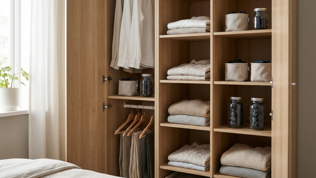 Poucos sabem por que colocam carvão em potes dentro do guarda-roupa