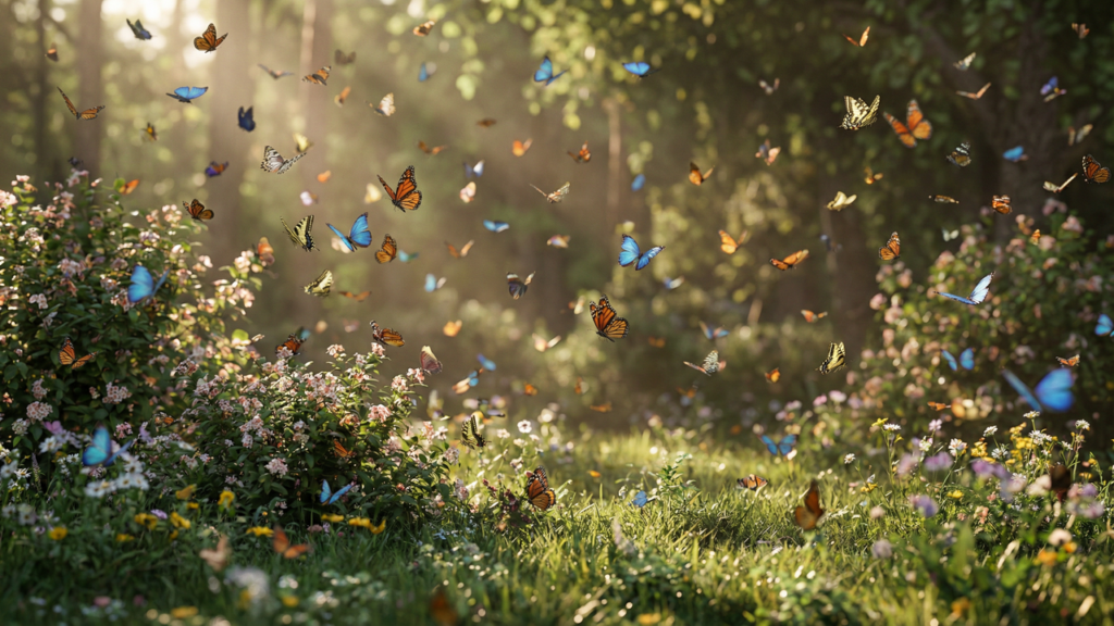 O coletivo de borboleta é real e parece nome de magia