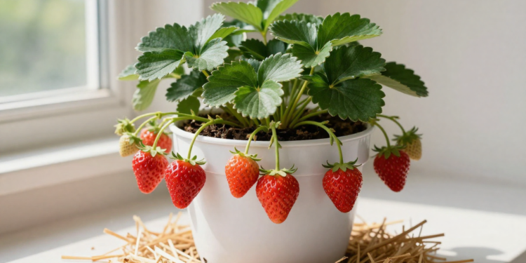 Como plantar morango em casa e colher frutas frescas mesmo com pouco espaço