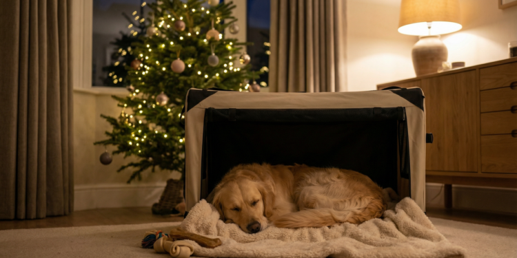 Não tranque seu cachorro durante os fogos de artifício de Natal, siga essas dicas de cuidado
