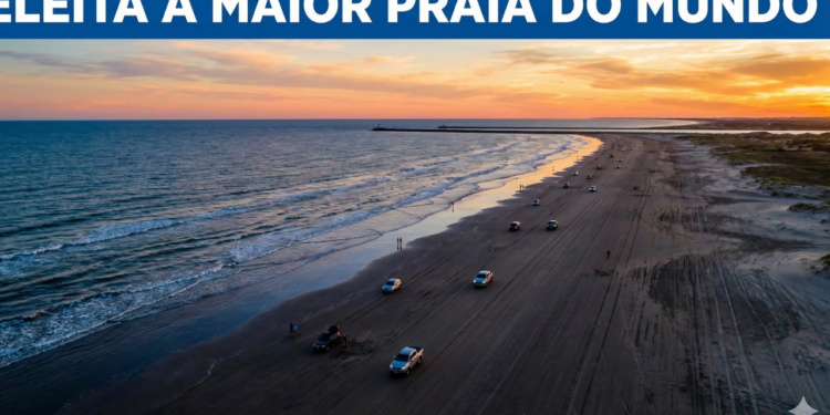 Uma cidade do Rio Grande do Sul guarda a maior praia do mundo e quase ninguém conhece