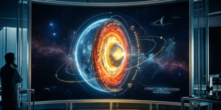 Cientistas descobrem o que há dentro da Lua e a história do sistema solar é reescrita