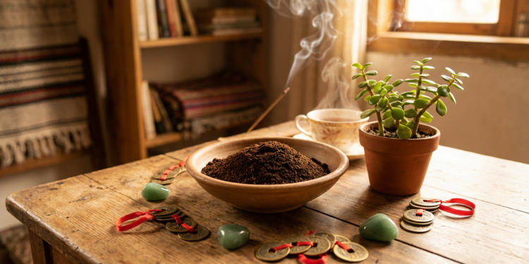 Onde colocar um recipiente com café moído para atrair dinheiro, segundo o Feng Shui