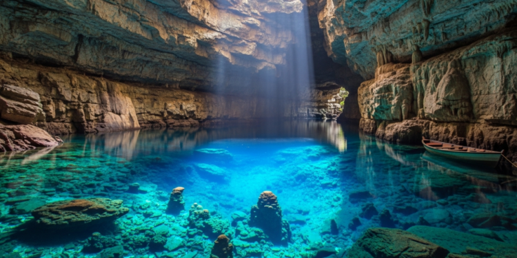 No Nordeste existe um paraíso a 1.200 metros com grutas azuis e cânions selvagens de tirar o fôlego com cenários incríveis