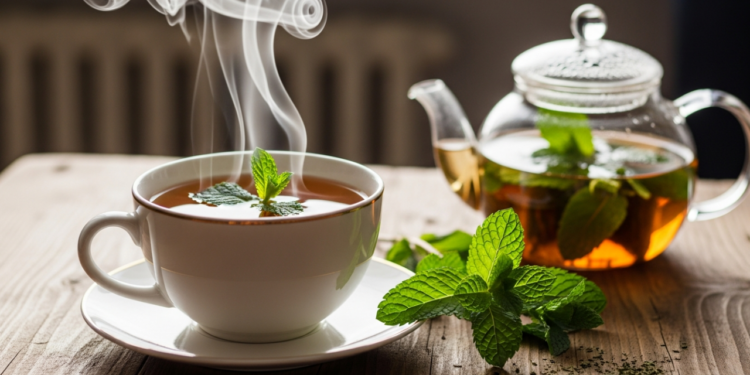 O chá de hortelã-pimenta reúne sabor, frescor e benefícios que atuam no corpo de maneira equilibrada.