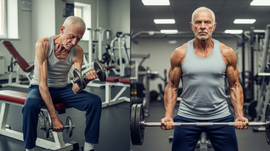 A proteína chave que ajuda a preservar a força muscular na idade avançada