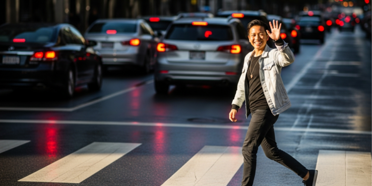 Acene obrigado no trânsito com leveza: gesto rápido que alegra o dia e facilita o fluxo sem complicações.
