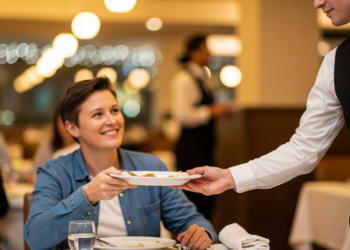 O que a psicologia diz sobre pessoas que ajudam o garçom a arrumar a mesa?