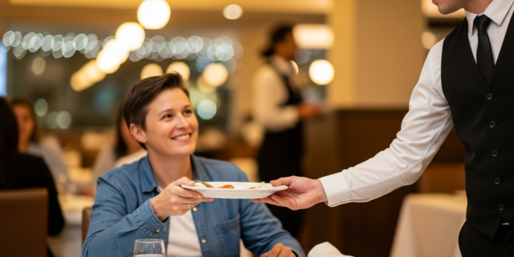 O que a psicologia diz sobre pessoas que ajudam o garçom a arrumar a mesa?
