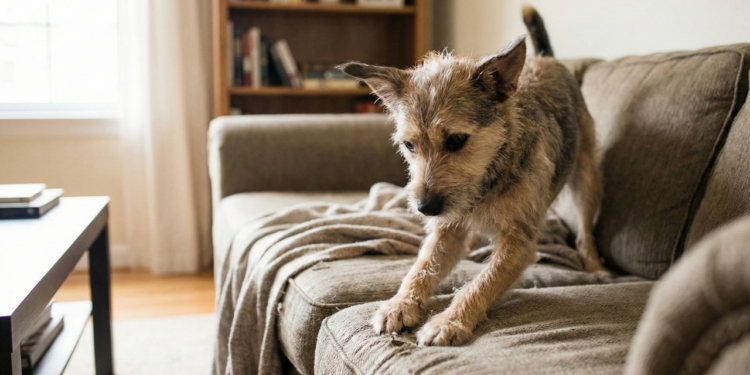 Por que os cachorros gostam de cavar antes de deitar?
