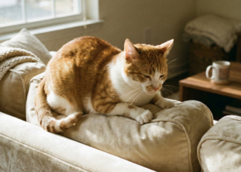 Por que os gatos gostam de "amassar pãozinho" quando estão confortáveis?
