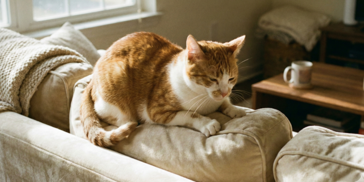 Por que os gatos gostam de "amassar pãozinho" quando estão confortáveis?