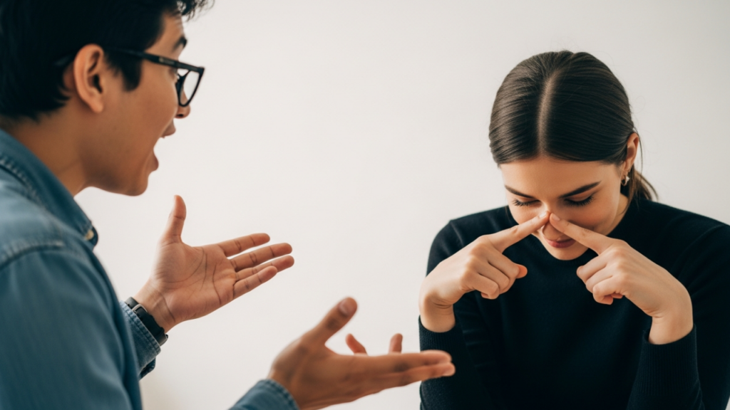 O que significa quando alguém não olha nos seus olhos enquanto fala? Interpretações da psicologia