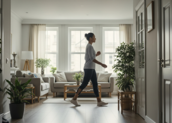 É possível fazer caminhada em casa e isso pode beneficiar a saúde?