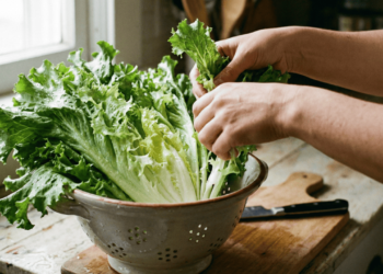 O verde amargo que protege o organismo e rende folhas crocantes em casa