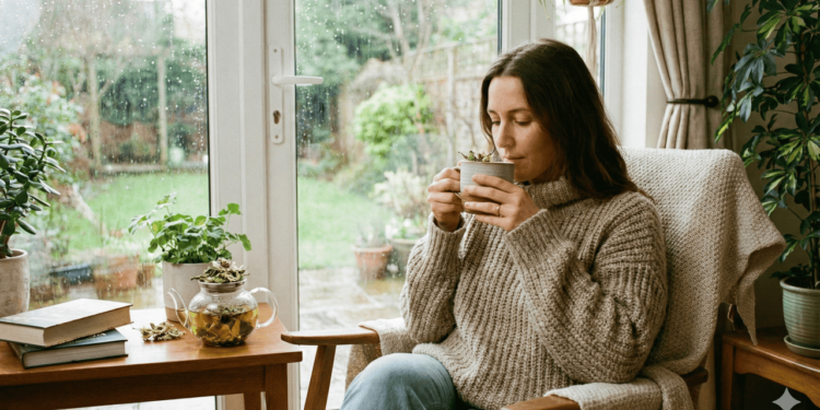 O chá de passiflora é conhecido pelo seu potencial efeito calmante, ajudando a reduzir a excitabilidade do sistema nervoso central