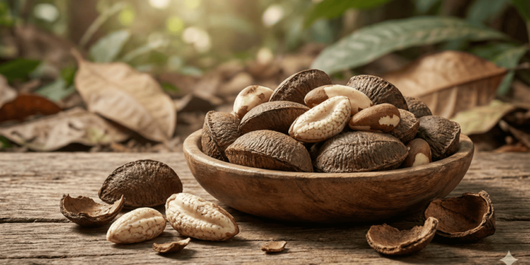 A castanha-do-pará é considerada uma superalimento devido à sua concentração de selênio