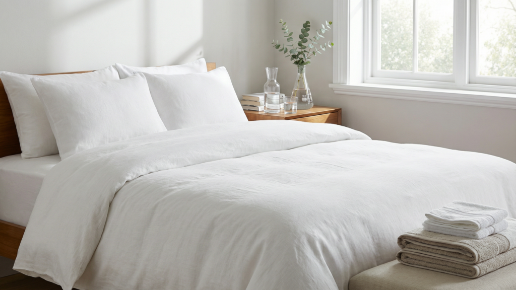 Com que frequência você deve lavar a roupa de cama para um descanso mais saudável