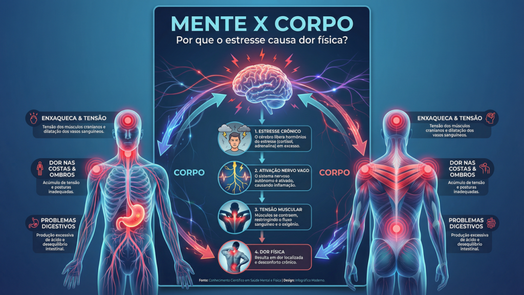 Por que o estresse causa dor física?