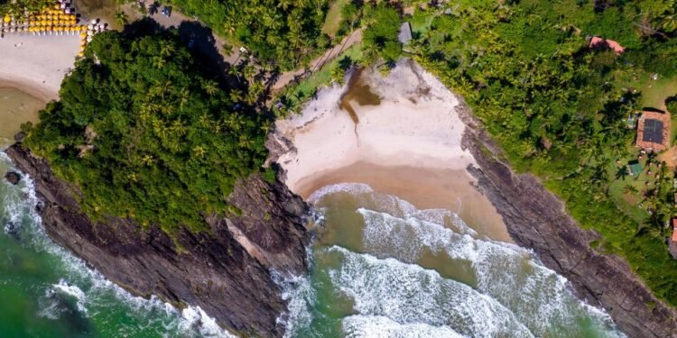 O litoral do Nordeste encanta com mata atlântica e praias selvagens de tirar o fôlego