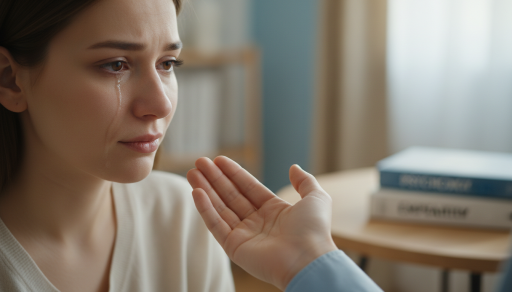 Chorar durante uma discussão é uma experiência frequente e, em muitos casos, desconcertante. Algumas pessoas conseguem argumentar com calma, enquanto outras sentem um aperto na garganta, a voz treme e as lágrimas aparecem sem que consigam impedir. Esse comportamento costuma estar ligado a uma combinação de fatores emocionais e físicos que se ativam em situações de tensão, pressão ou conflito, revelando um mecanismo de descarga emocional e autorregulação.
Por que é comum chorar ao discutir
O ato de chorar ao discutir está associado a uma resposta natural do organismo ao estresse. Em uma situação de conflito, o corpo libera hormônios como a adrenalina, que prepara o organismo para reagir. Quando essa ativação é muito intensa, podem surgir taquicardia, tensão muscular, dificuldade para organizar as ideias e, em seguida, o choro como forma de aliviar a sobrecarga interna.
Esse tipo de reação também pode estar ligado ao temperamento, à história de vida e à forma como cada indivíduo aprendeu a lidar com conflitos. Pessoas mais sensíveis, que evitam confronto direto ou que já passaram por situações de críticas constantes, podem ter maior tendência a reagir com lágrimas. Em alguns casos, o choro aparece quando há sensação de impotência ou de não ser ouvido ou compreendido.
Quais são as principais causas do choro em discussões
Existem diversos motivos que ajudam a explicar por que tantas pessoas relatam chorar em brigas e conversas difíceis. Entre as causas mais citadas por psicólogos e pesquisadores, destacam-se fatores recorrentes que costumam aparecer combinados, e não de forma isolada, afetando tanto o corpo quanto a forma de se comunicar.
Excesso de adrenalina e tensão: o corpo entra em estado de alerta, aumentando a agitação interna e dificultando o controle das emoções.
Frustração acumulada: quando a pessoa sente que não consegue expressar o que pensa ou que o problema nunca se resolve, o choro pode surgir como válvula de escape.
Impotência diante da situação: a percepção de que nada do que é dito altera o cenário pode intensificar o sentimento de desamparo.
Medo de rejeição ou abandono: discussões com pessoas significativas podem ativar medos antigos relacionados à perda de afeto ou aprovação.
Sensibilidade emocional elevada: alguns indivíduos vivenciam as emoções com maior intensidade e se comovem com facilidade, o que favorece o choro.
Experiências passadas de conflito: lembranças de brigas anteriores, críticas duras ou ambientes familiares hostis podem ser reativadas em novos desentendimentos.
Como lidar com o choro ao discutir sem bloquear a comunicação
Embora chorar ao discutir seja algo natural, muitas pessoas buscam maneiras de controlar ou reduzir essa reação para conseguir se expressar com mais clareza. A ideia não é reprimir as emoções, e sim criar recursos para que a conversa não seja interrompida pelo desconforto gerado pelas lágrimas, preservando o respeito e a conexão entre as partes.
Fazer uma pausa breve: interromper a conversa por alguns minutos para respirar, beber água ou mudar de ambiente pode ajudar a reduzir a intensidade das emoções.
Regular a respiração: inspirar lenta e profundamente pelo nariz e soltar o ar pela boca, de forma contínua, contribui para diminuir a tensão física.
Nomear o que está sentindo: frases como “está difícil falar porque estou muito emocionado(a)” ajudam a contextualizar o choro e manter o diálogo.
Preparar-se antes de conversas delicadas: refletir previamente sobre os pontos importantes, anotar ideias ou ensaiar o que será dito pode trazer mais segurança.
Definir limites na discussão: combinar de manter um tom respeitoso, evitar ataques pessoais e focar no problema, e não na pessoa, reduz a carga emocional.
Chorar ao discutir é sempre um problema
Do ponto de vista emocional, o choro em discussões costuma funcionar como um mecanismo de descarga e autorregulação. Em alguns casos, após o choro, há sensação de alívio, o que pode facilitar uma retomada mais calma da conversa. No entanto, quando as lágrimas passam a ser motivo de vergonha, conflito adicional ou desqualificação da fala, a situação tende a se tornar mais complexa e dolorosa.
Em ambientes em que o choro é interpretado como sinal de descontrole ou falta de razão, quem se emociona pode tentar reprimir a reação a qualquer custo, intensificando ainda mais o desconforto. Já em relações com abertura para falar sobre sentimentos, o fato de alguém chorar durante uma discussão pode ser compreendido como um sinal de que aquele tema é sensível e merece ser tratado com cuidado, reduzindo a autocrítica e favorecendo conversas mais honestas.