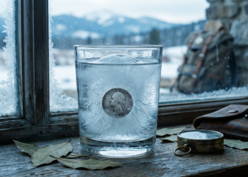 Vai viajar nas férias? O motivo vital para deixar uma moeda congelada num copo