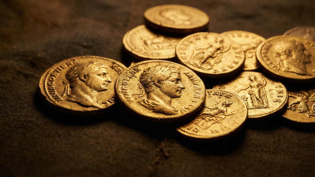 Cientistas desenterram 40.000 moedas de ouro escondidas em vasos e pertencem a um único país