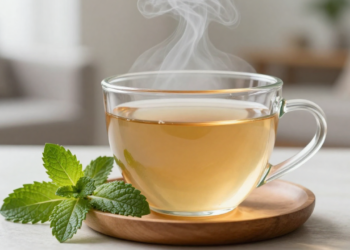 O chá natural que ajuda a aliviar dor de cabeça e traz sensação de frescor
