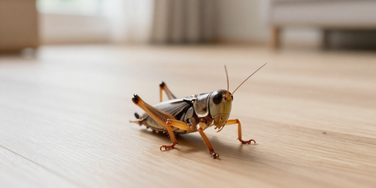 O que significa quando grilos aparecem dentro de casa?