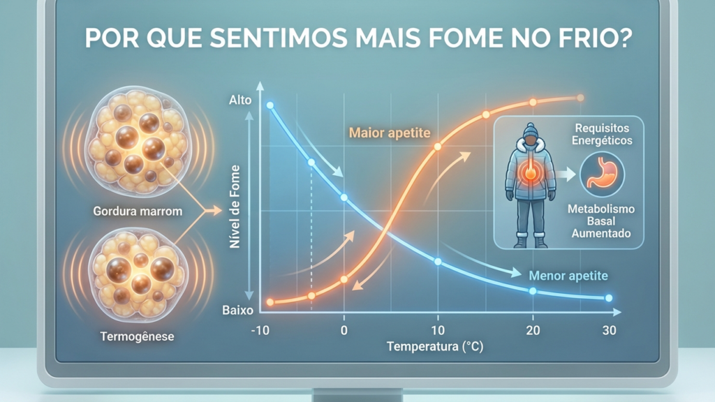 Por que sentimos mais fome no frio?