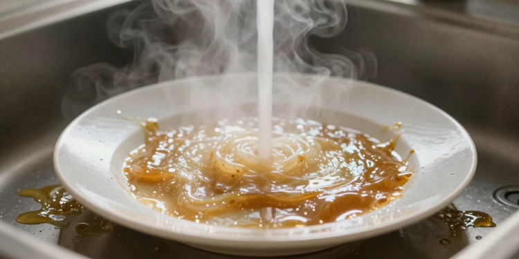 Poucos sabem por que a água quente limpa melhor do que a fria