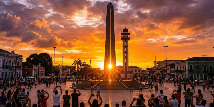 O famoso "Marco Zero" fica nessa capital do Brasil cortada pela linha do Equador e banhada pelo rio Amazonas com beleza inacreditável