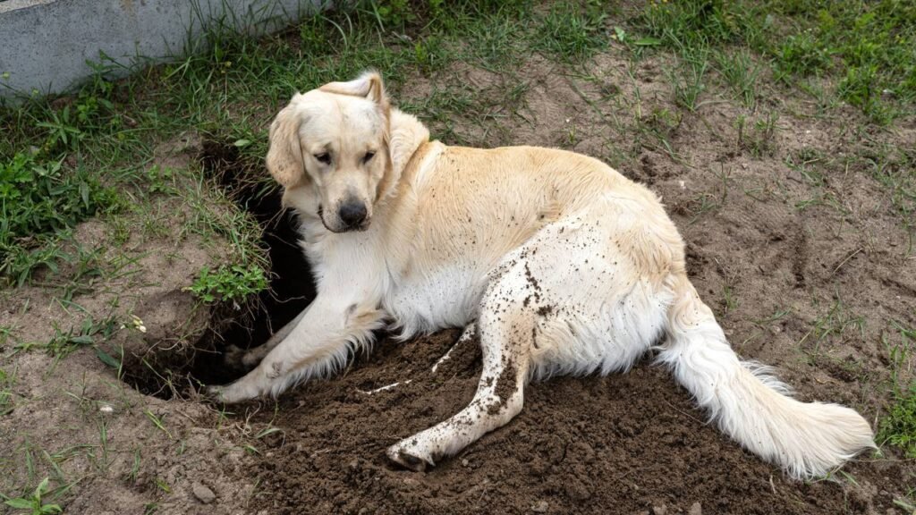 Por que os cachorros gostam de cavar antes de deitar?