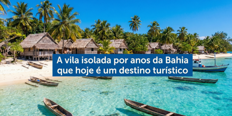 Caraíva, BA, vila pé na areia no litoral sul da Bahia, revela praia extensa com rio desaguando no mar, ruas de areia sem carros e pousadas charmosas preservadas no Monte Pascoal.